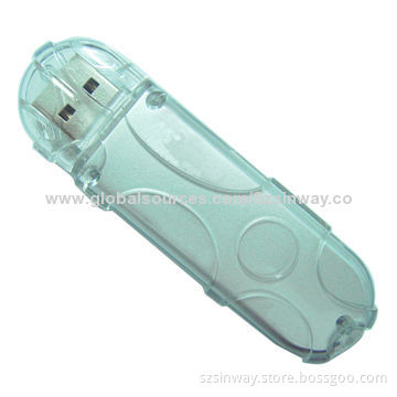 Plastic Housing Metal USB Flash Drive with 1-32GB Memory Capacity